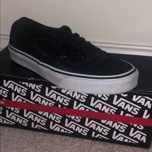 Black sparkle vans(ankle)